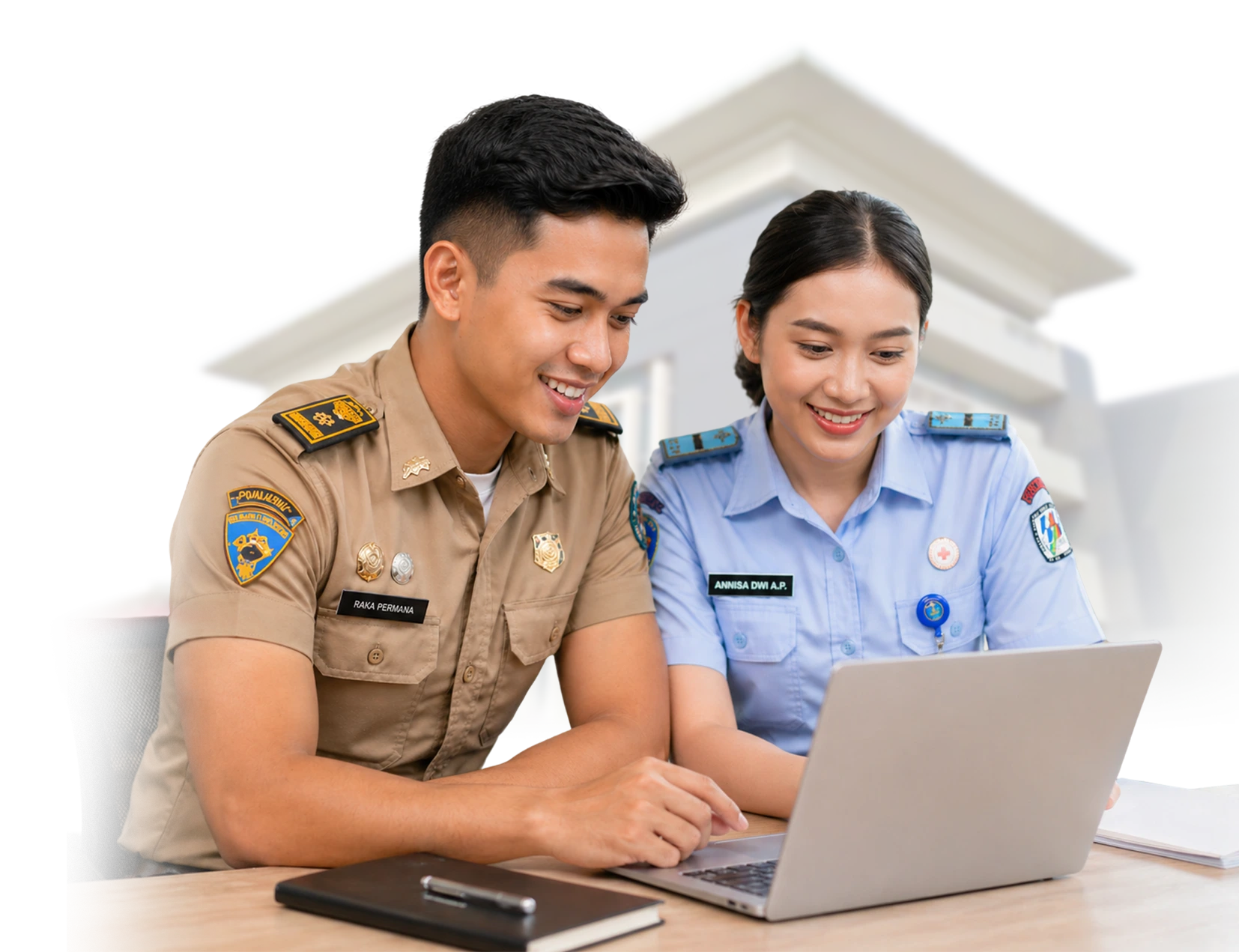 Siswa sekolah kedinasan belajar