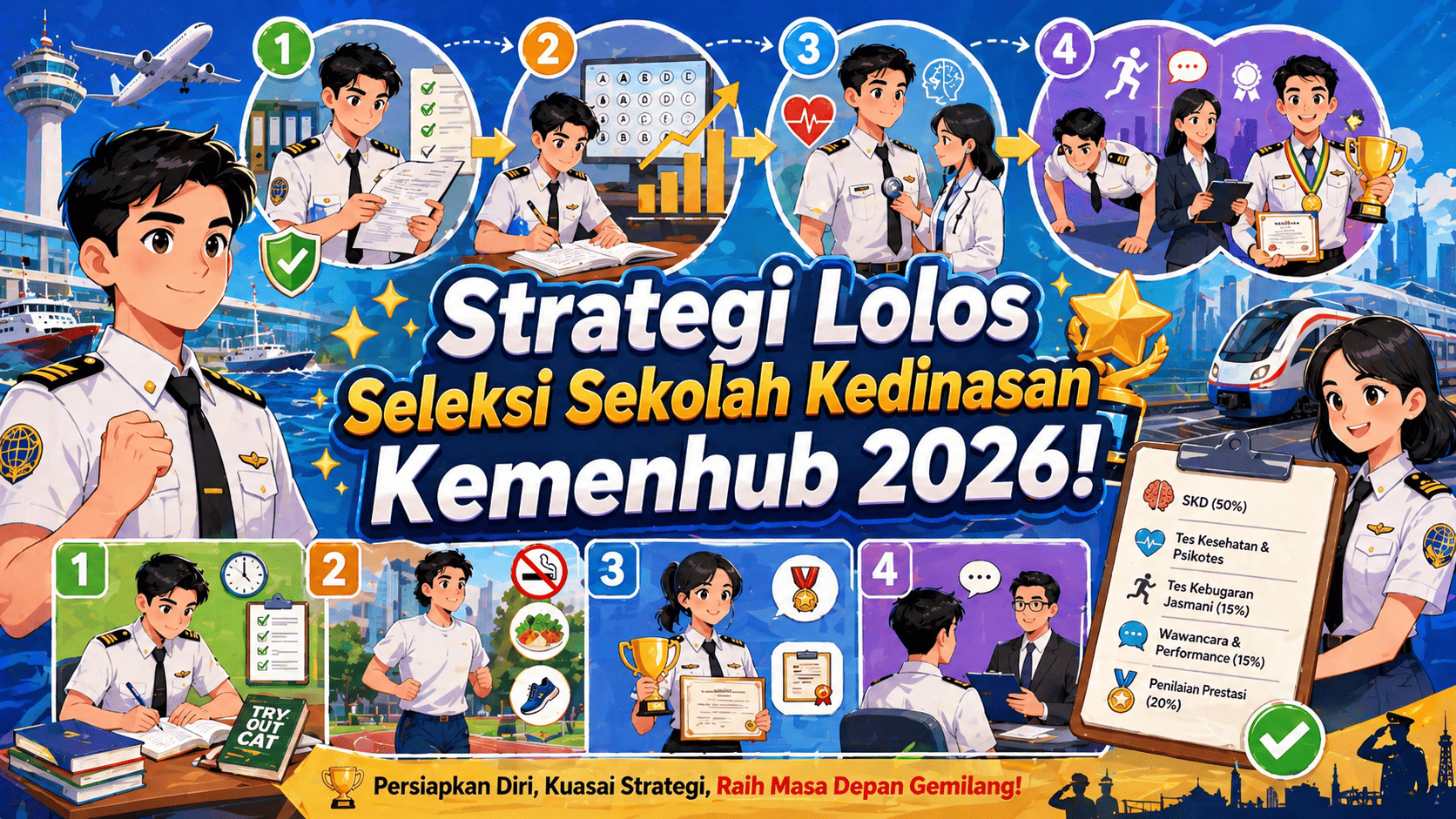 Tips Lolos Seleksi Sekdin Kemenhub